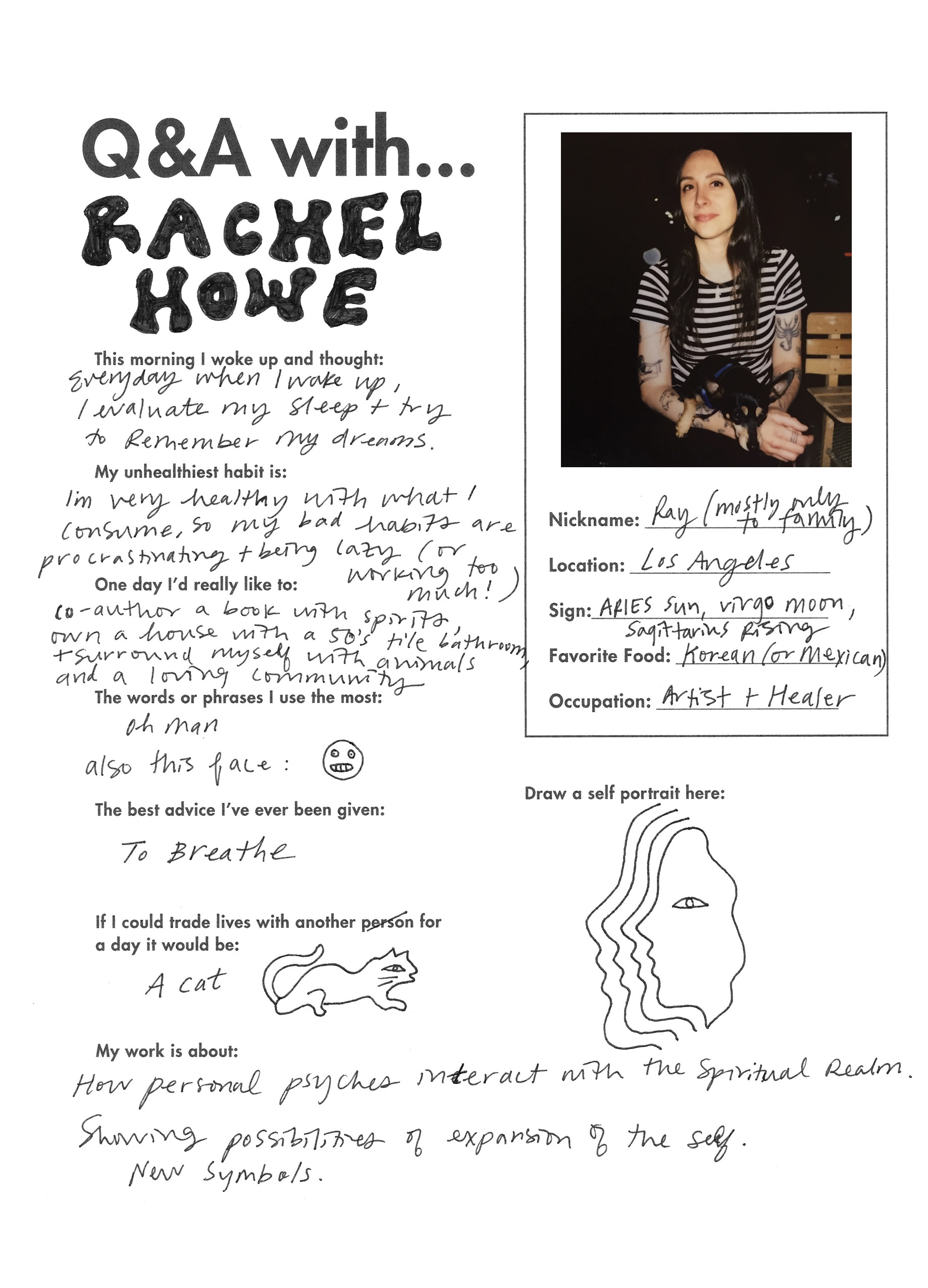 rachel-howe-questionnaire